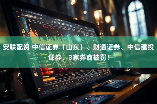安联配资 中信证券（山东）、财通证券、中信建投证券，3家券商被罚！