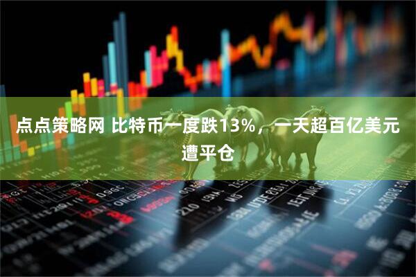 点点策略网 比特币一度跌13%，一天超百亿美元遭平仓